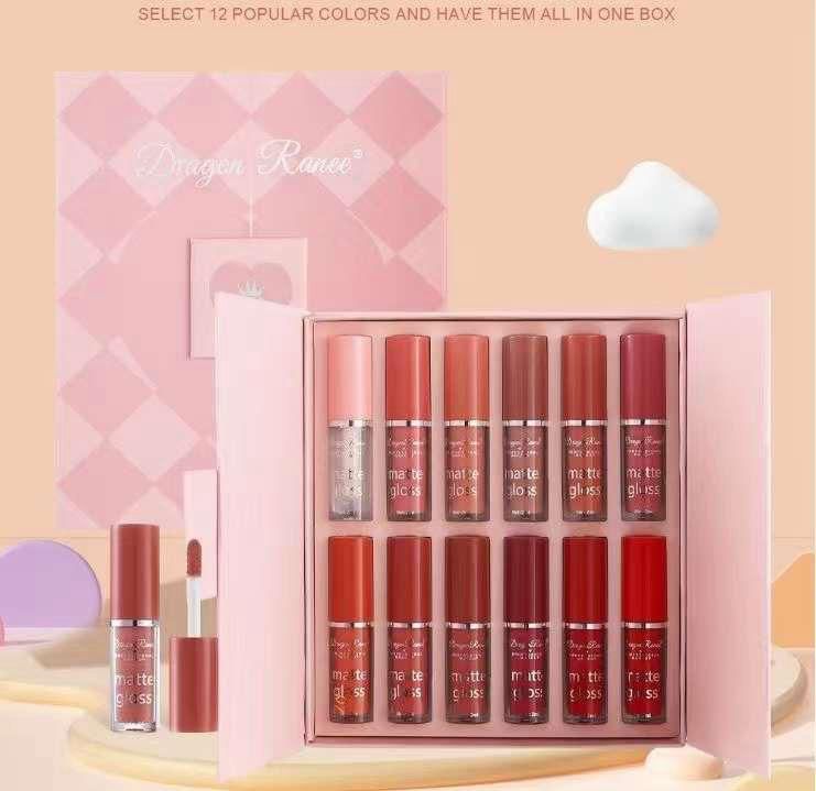 Dragon Ranee 12 Colors Matte Lip Glosses